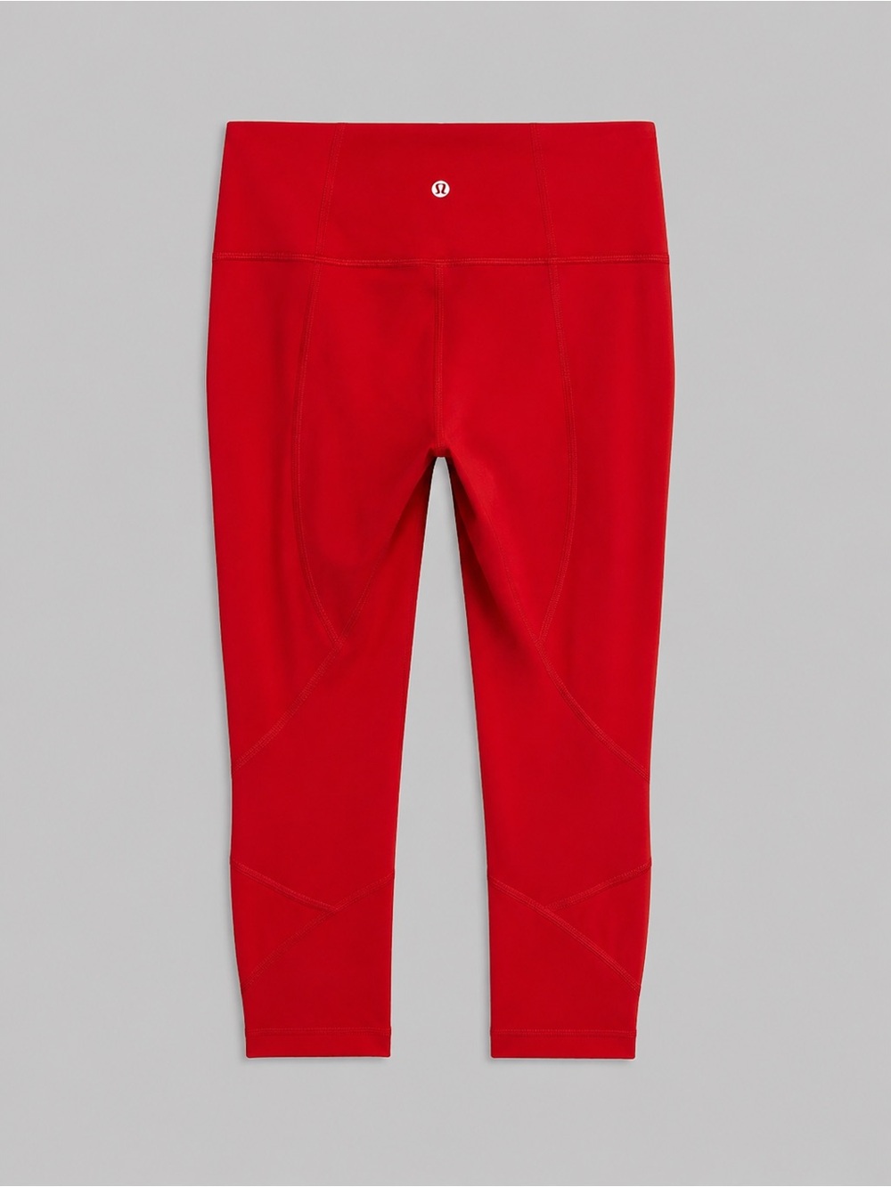 Lululemon Pace Rival High-Rise Crop 22” Leggings Red Size 4 Side Pockets - Picture 10 of 10